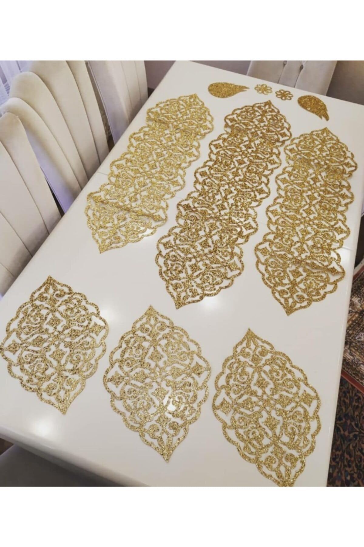 Table Runner - Conjunto de 10 peças de toalha