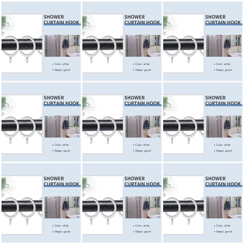 Curtain Curtain - Pacote com 9 x 20 argolas