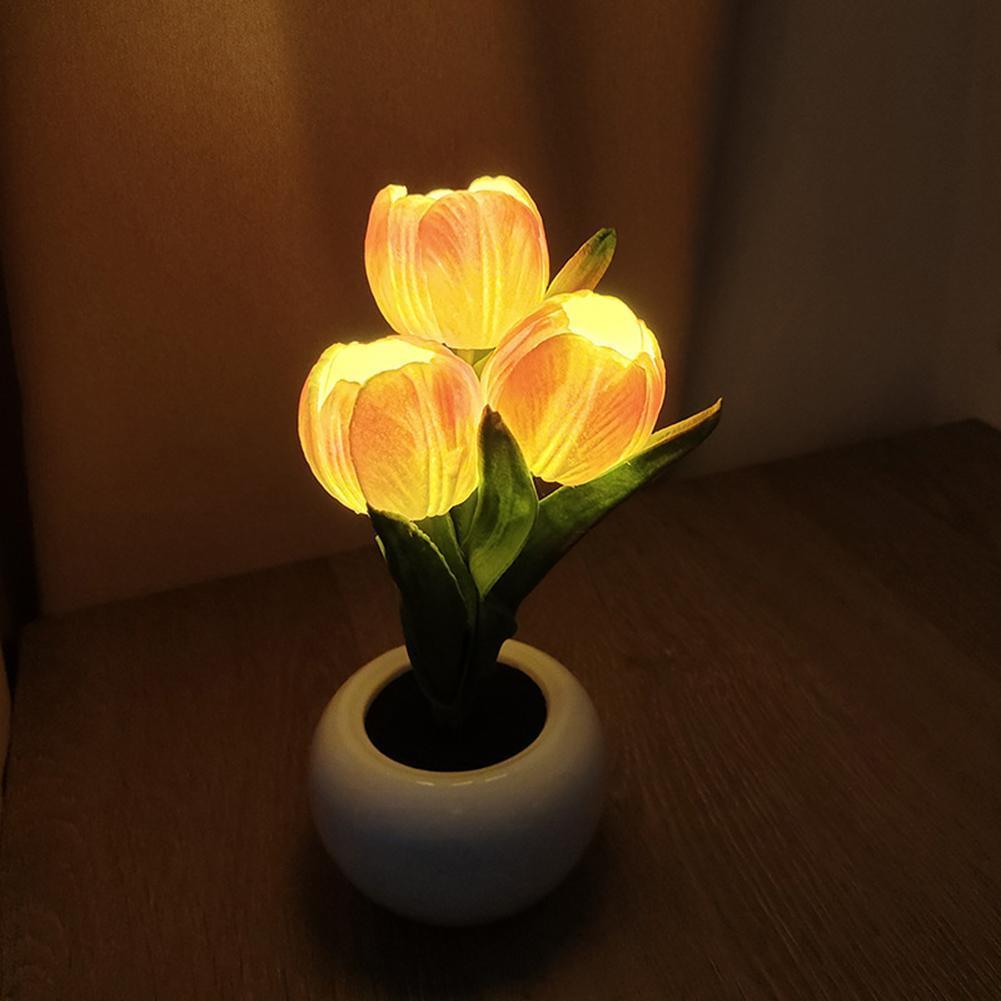 Lâmpada LED Tulipa Noturna Rom - Vase Decor avaliação e preço