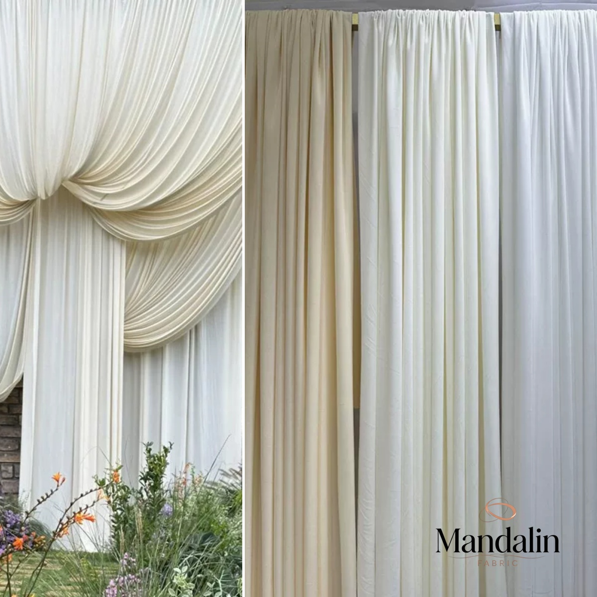 Tecido de Seda Leite Branco Es - Curtain Curtain avaliação e preço