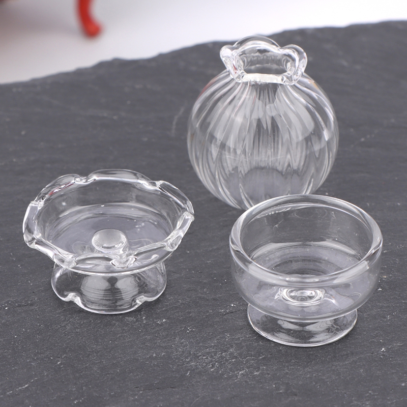 Vaso de vidro em miniatura par - Vase Decor avaliação e preço