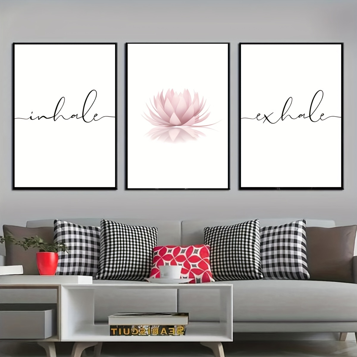 Conjunto de 3 Pôsteres Abstrat - Abstract Canvas Set avaliação e preço