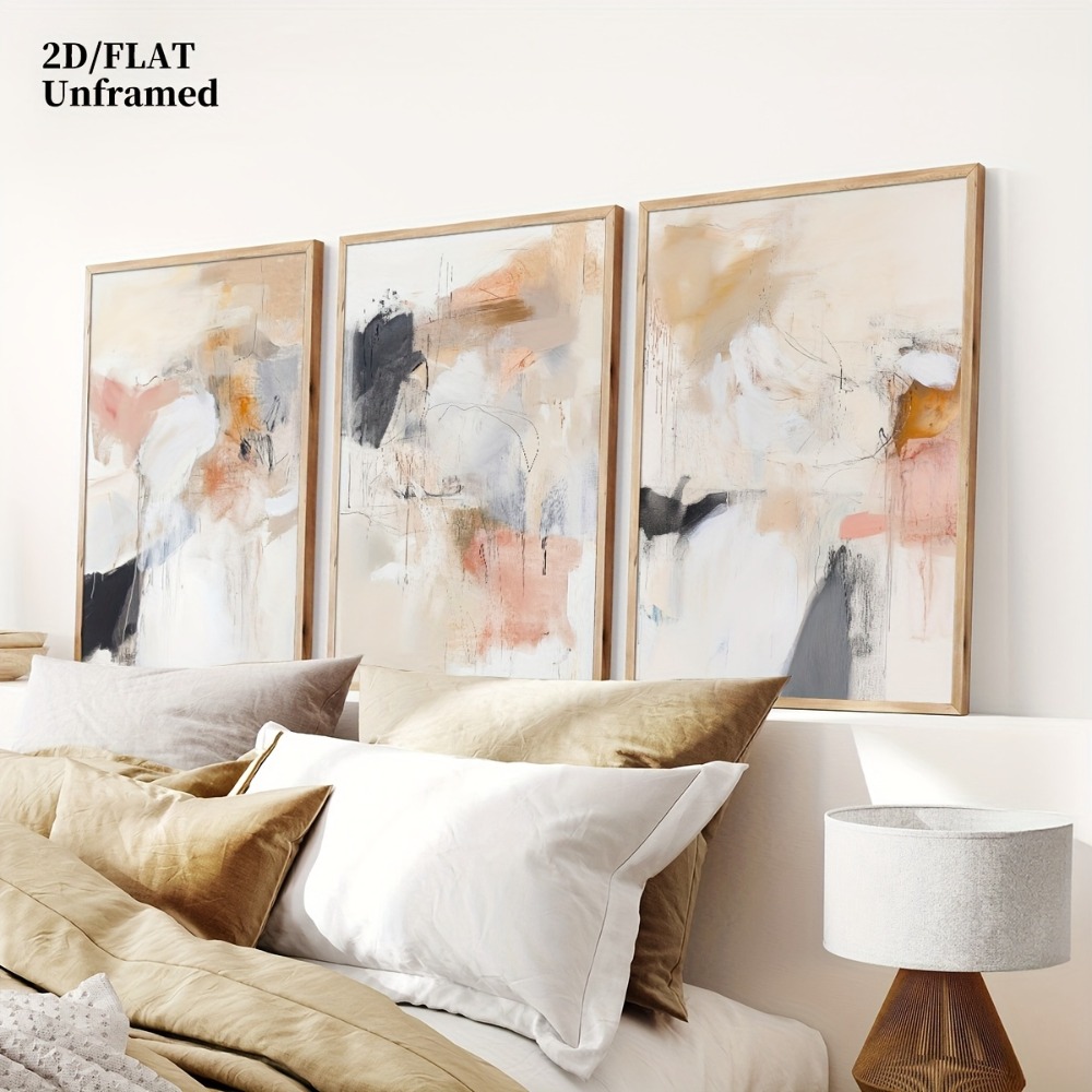 Conjunto de 3 Peças de Arte de - Abstract Canvas Set avaliação e preço