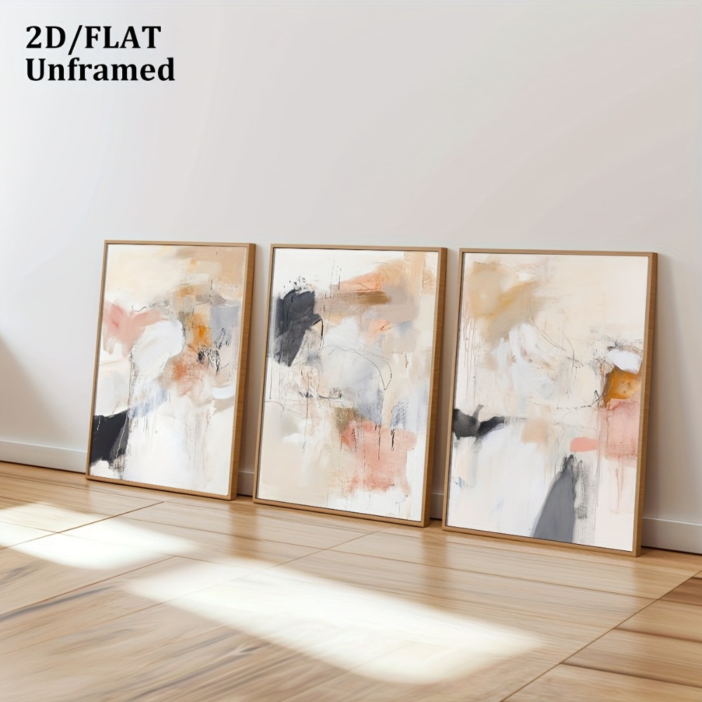 Conjunto de 3 Peças de Arte de - Abstract Canvas Set avaliação e preço