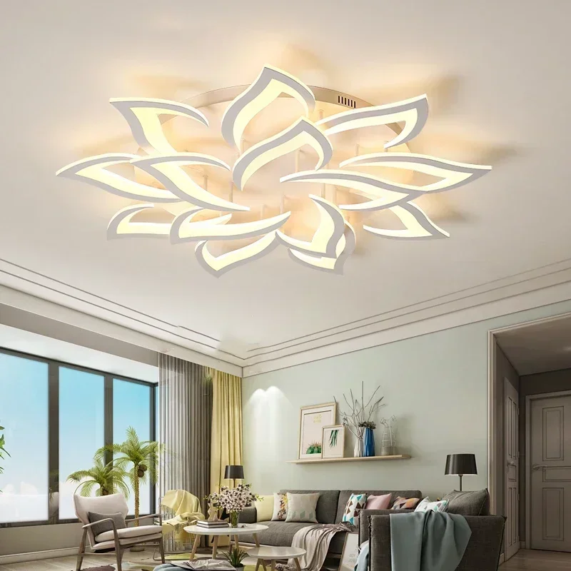 Lustre de pétala LED para sala - Interior Design High End avaliação e preço