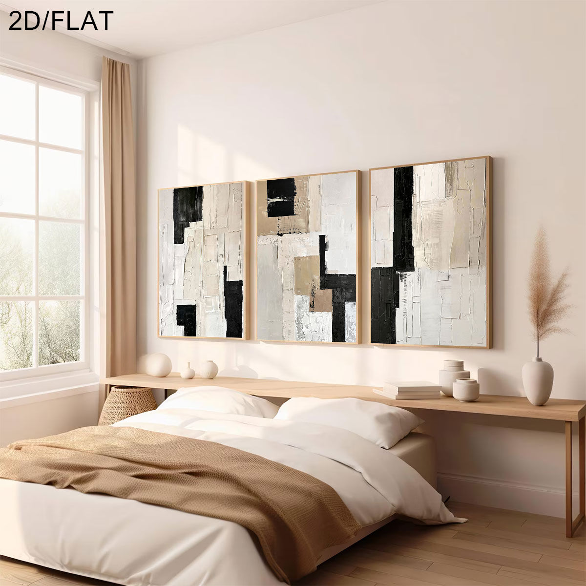 Conjunto de 3 Pôsteres Moderno - Abstract Canvas Set avaliação e preço